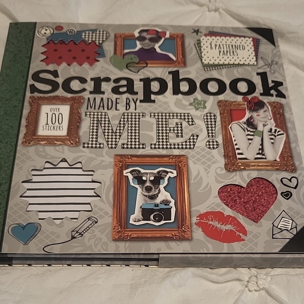 Colorful Scrapbook Kit with Stickers